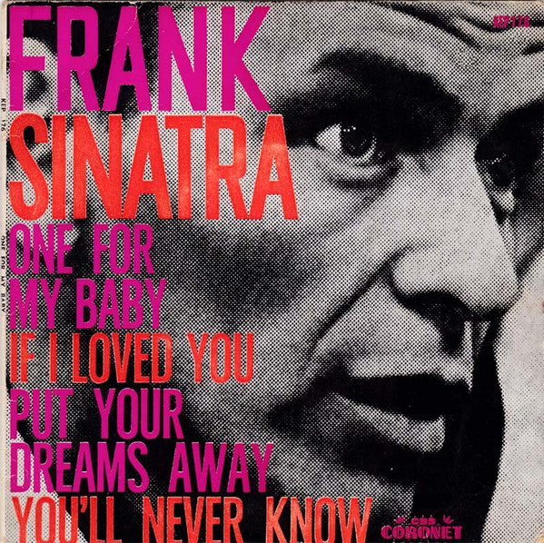 Frank Sinatra : One For My Baby (7", EP)