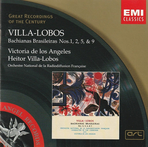 Heitor Villa-Lobos – Victoria De Los Angeles • Heitor Villa-Lobos / Orchestre National De France : Bachianas Brasileiras Nos. 1, 2, 5, & 9 (CD, Comp, Mono, RE, RM, ART)