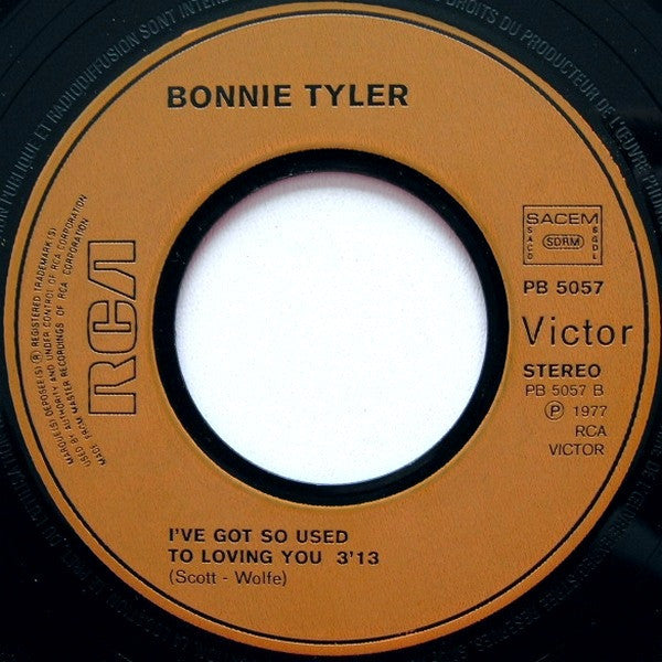 Bonnie Tyler : It's A Heartache (7", Single)