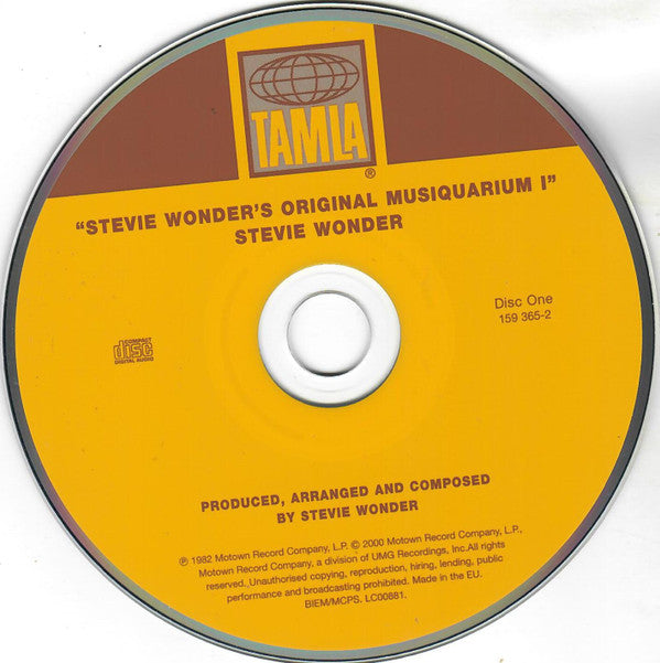 Stevie Wonder : Stevie Wonder's Original Musiquarium I (2xCD, Comp, RE, RM)