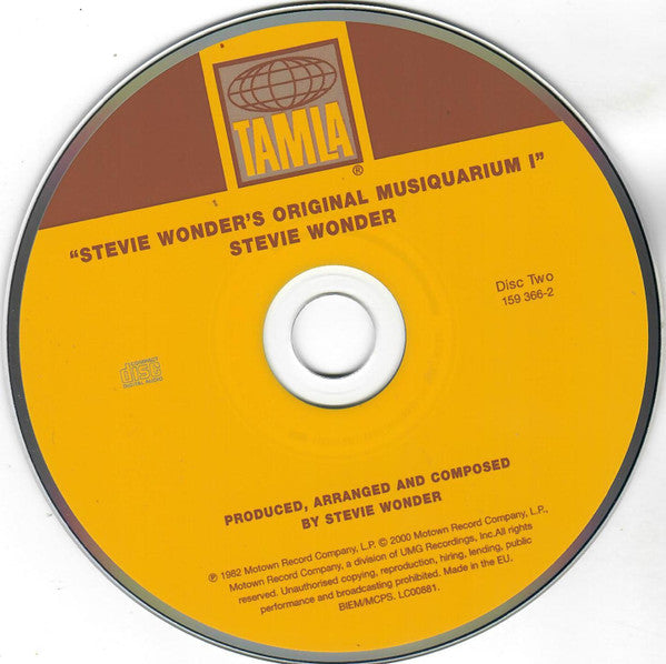 Stevie Wonder : Stevie Wonder's Original Musiquarium I (2xCD, Comp, RE, RM)