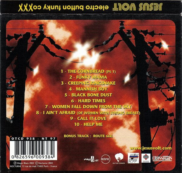 Jesus Volt : Electro Button Funky CoXXX (CD, Album, RE, Sli)