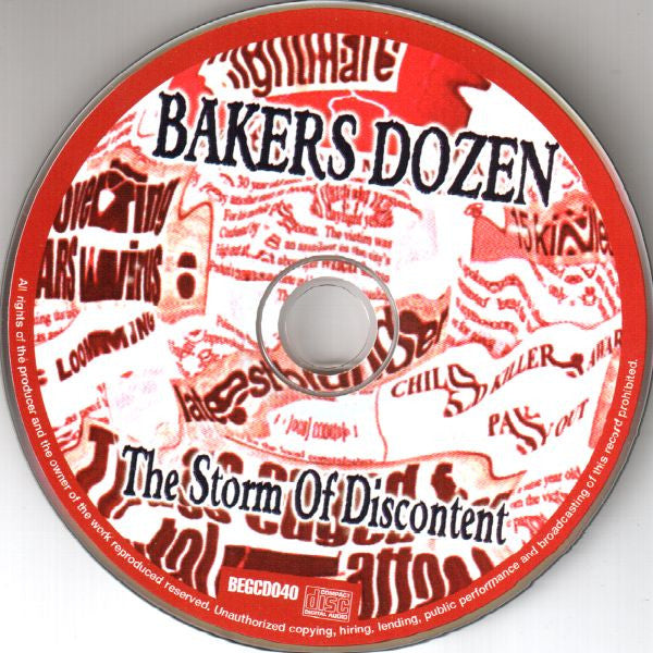 Bakers Dozen (2) : The Storm Of Discontent (CD, Album)