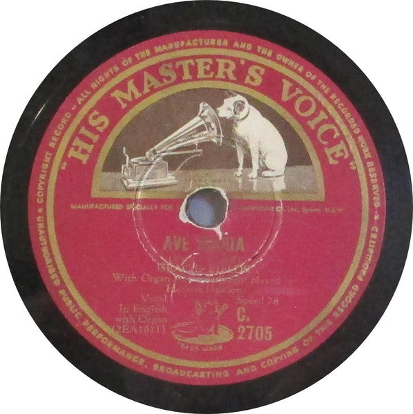 Gracie Fields : Ave Maria / Medley Of Film Waltz Songs (Shellac, 12")