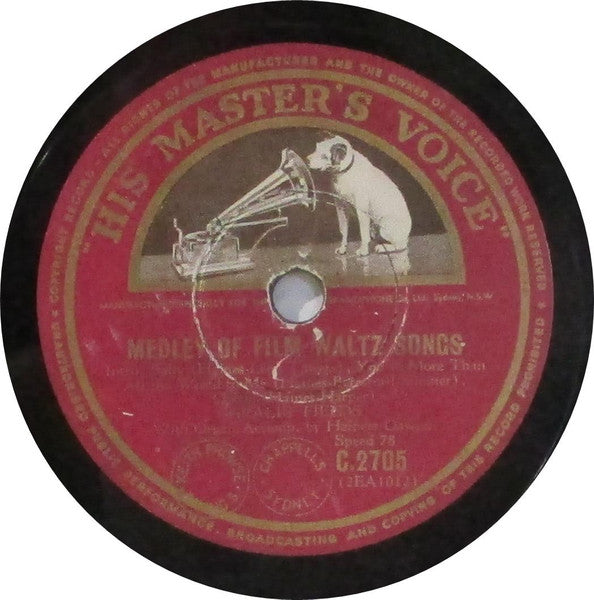 Gracie Fields : Ave Maria / Medley Of Film Waltz Songs (Shellac, 12")