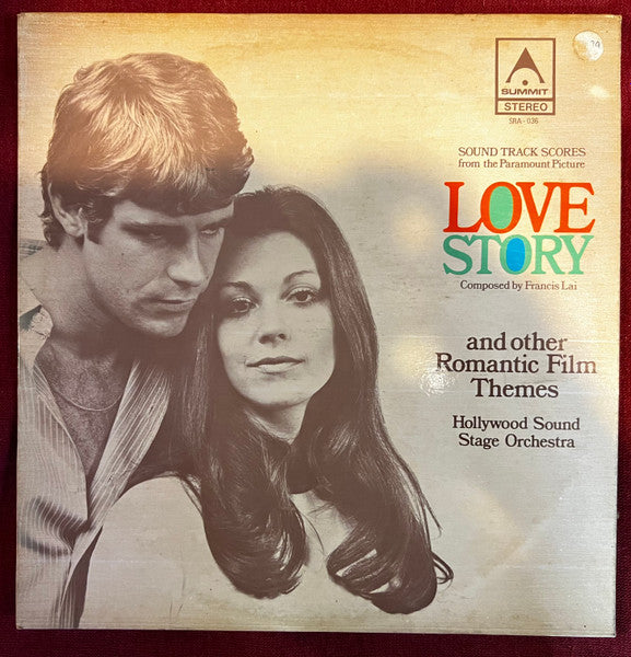 The Hollywood Sound Stage Orchestra : Love Story and other Romantic Film Themes (LP, Album)