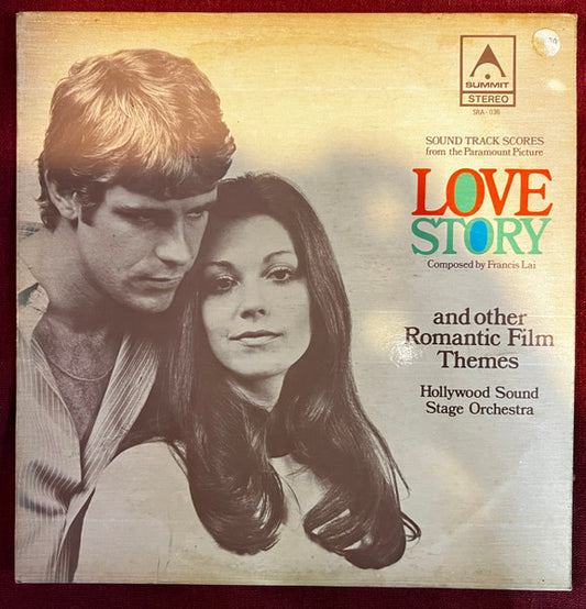 The Hollywood Sound Stage Orchestra : Love Story and other Romantic Film Themes (LP, Album)