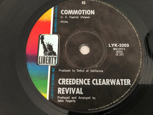 Creedence Clearwater Revival : Commotion (7", Single)