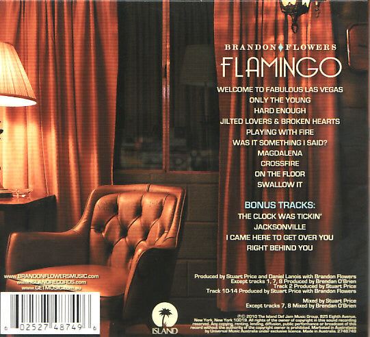 Brandon Flowers : Flamingo (CD, Album, Dlx)