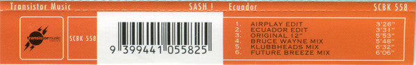 Sash! : Ecuador (CD, Maxi)