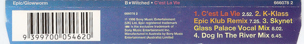 B*Witched : C'est La Vie (CD, Single)