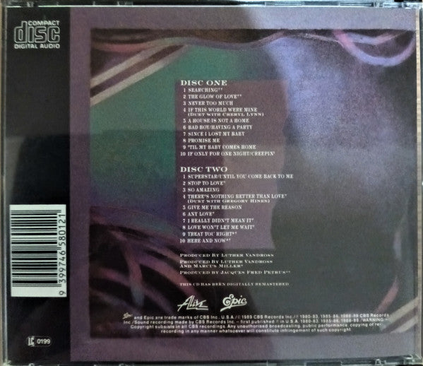 Luther Vandross : The Best Of Luther Vandross The Best Of Love (2xCD, Comp, RM)