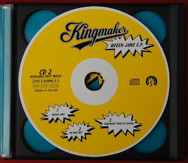 Kingmaker : Queen Jane E.P. (CD, EP, CD1)
