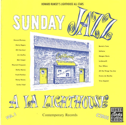 Howard Rumsey's Lighthouse All-Stars : Sunday Jazz A La Lighthouse, Vol. 1 (CD, Album, RE, RM)