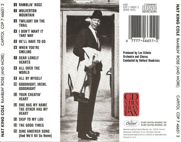Nat King Cole : Ramblin' Rose (And More) (CD, Album, RE, DAD)
