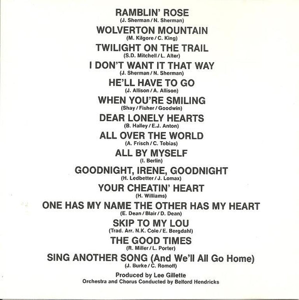 Nat King Cole : Ramblin' Rose (And More) (CD, Album, RE, DAD)