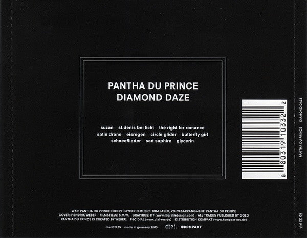 Pantha Du Prince : Diamond Daze (CD, Album)
