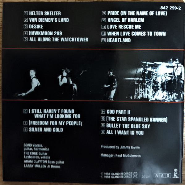 U2 : Rattle And Hum (CD, Album, RE, SMA)