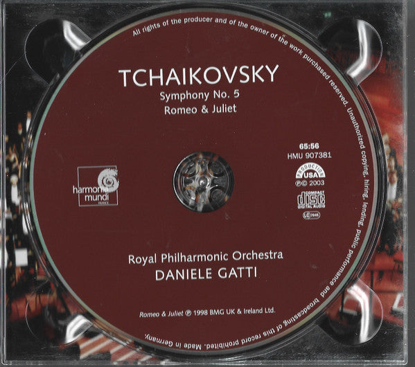 Tchaikovsky*, Royal Philharmonic Orchestra, Daniele Gatti : Symphony No. 5 / Romeo And Juliet (CD, Album)