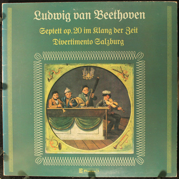 Ludwig van Beethoven, Divertimento Salzburg : Septett In Es-Dur Op. 20  (LP, Gat)