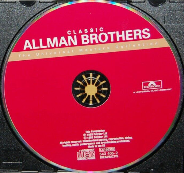 Allman Brothers* : Classic Allman Brothers (CD, Comp, RE, RM)