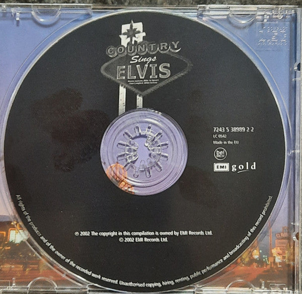 Various : Country Sings Elvis (CD, Comp)