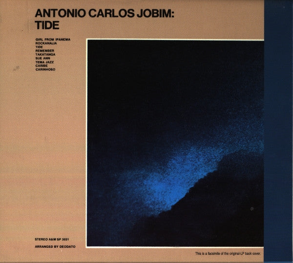 Antonio Carlos Jobim : Tide (CD, Album, RE, RM, Dig)