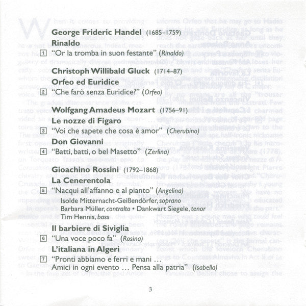 Vesselina Kasarova, Münchner Rundfunkorchester, Chor Des Bayerischen Rundfunks, Friedrich Haider : A Portrait (Favorite Mezzo Soprano Arias) (CD, Album)