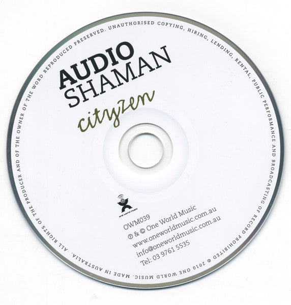 Audio Shaman : Cityzen (CD, Album)