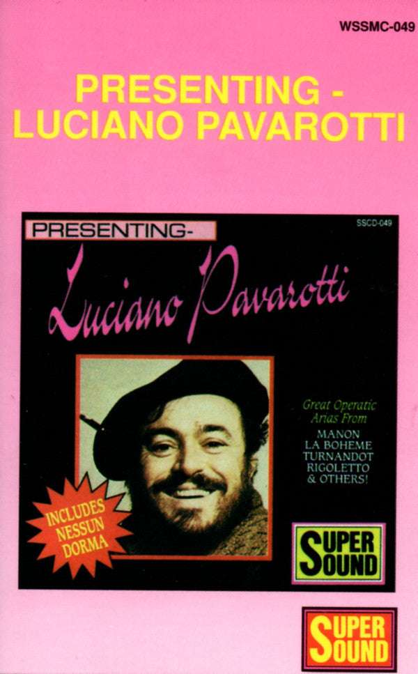Luciano Pavarotti : Presenting - Luciano Pavarotti (Cass)