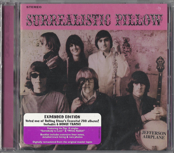 Jefferson Airplane : Surrealistic Pillow (CD, Album, Mono, RE, RM, RP, Son)