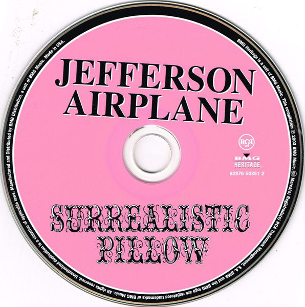 Jefferson Airplane : Surrealistic Pillow (CD, Album, Mono, RE, RM, RP, Son)