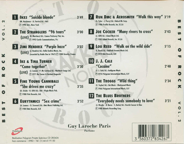 Various : Drakkar Noir - Best Of Rock Vol. 2 (CD, Comp, Promo)