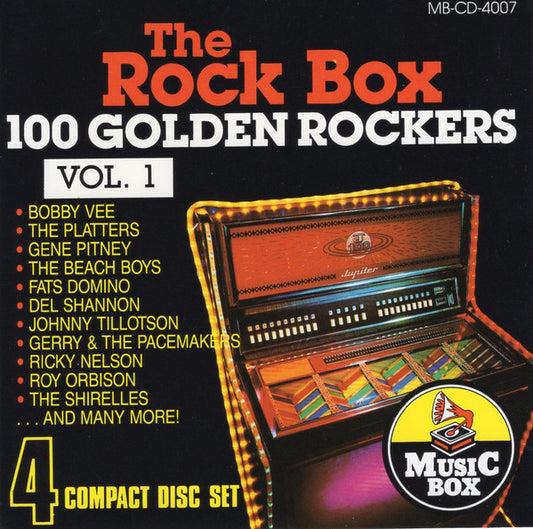 Various : The Rock Box 100 Golden Rockers (4xCD, Comp, Mono)
