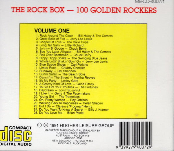 Various : The Rock Box 100 Golden Rockers (4xCD, Comp, Mono)