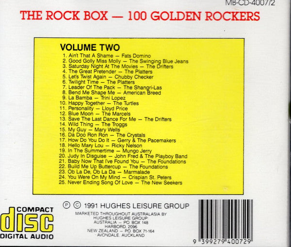 Various : The Rock Box 100 Golden Rockers (4xCD, Comp, Mono)