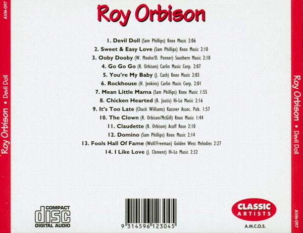 Roy Orbison : Devil Doll (CD, Comp)