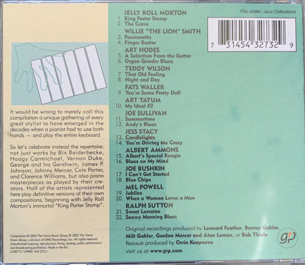 Various : Commodore Piano Anthology (CD, Comp)