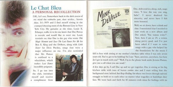 Mink DeVille : Le Chat Bleu (CD, Album, RE, RM, Exp)