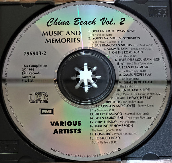 Various : China Beach / Music And Memories (Volume 2)  (CD, Comp)