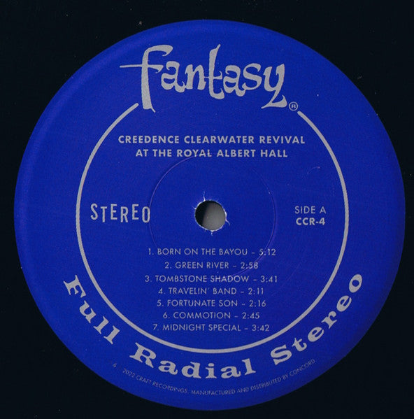 Creedence Clearwater Revival : At The Royal Albert Hall (April 14, 1970) (LP, Album, 180)