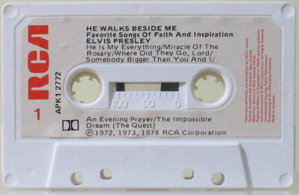 Elvis Presley : He Walks Beside Me Favorite Songs Of Faith And Inspiration (Cass, Comp)