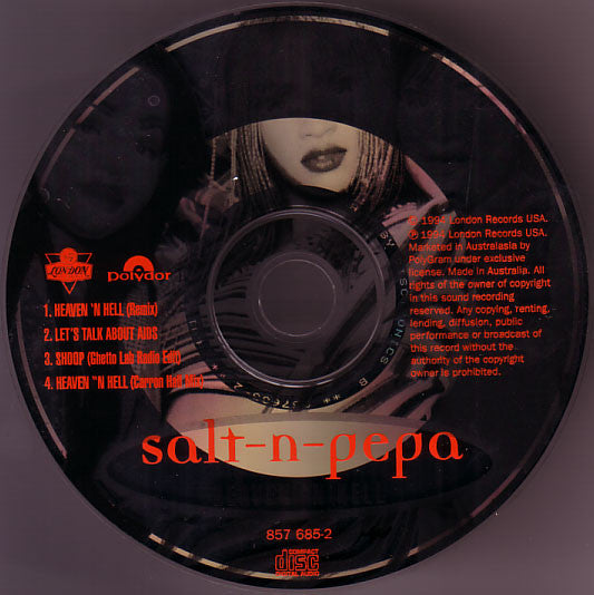 Salt-N-Pepa* : Heaven 'N Hell (CD, Single)