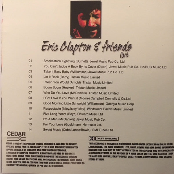 Eric Clapton & Friends* : Live (CD, Comp)