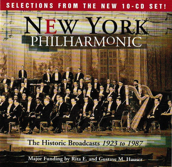 New York Philharmonic : The Historic Broadcasts 1923 To 1987 (CD)