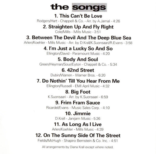 Diana Krall : Stepping Out (CD, Album, RE, RM)