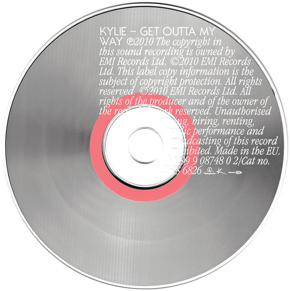 Kylie Minogue : Get Outta My Way (CD, Maxi, Enh)