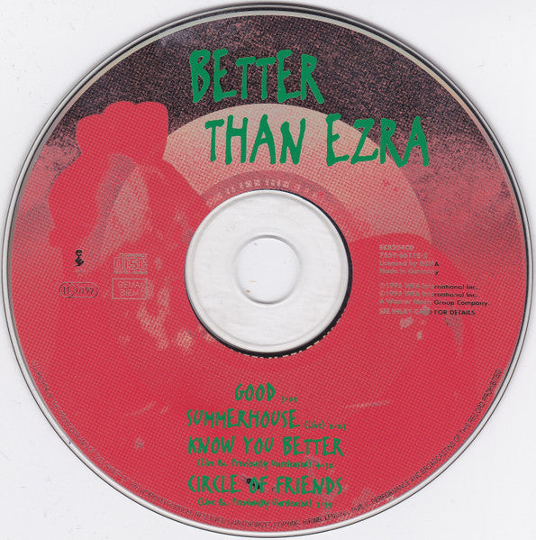Better Than Ezra : Good (CD, Maxi)