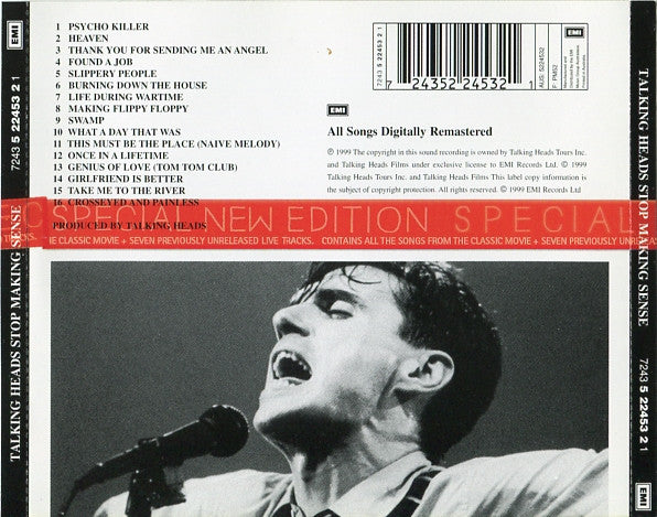Talking Heads : Stop Making Sense (HDCD, Album, RE, RM, S/Edition, Spe)
