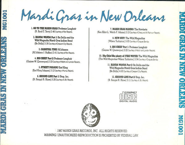 Various : Mardi Gras In New Orleans (CD, Comp)